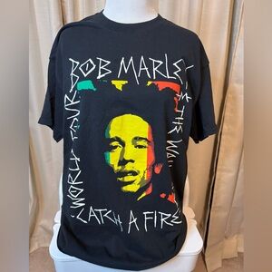 Bob Marley Graphic Black T-Shirt